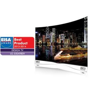 OLED-телевизор LG с изогнутым экраном получил награду EISA 2013 за инновационный дизайн